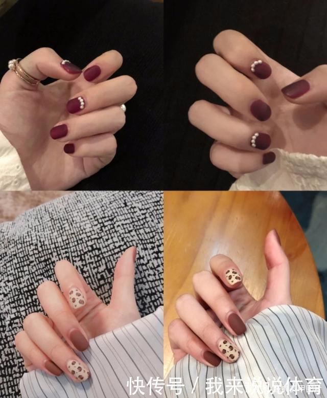 指甲|高级感超强的磨砂美甲,显白又显气质,哪个仙女不爱呢