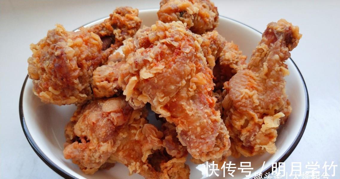 不用面包糠，不用炸鸡粉，教你炸鸡腿简单好吃的做法，一看就会