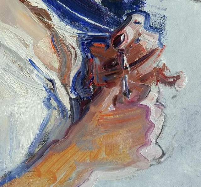 油画&他的油画,既有潇洒带劲的笔触,又有性感细腻温和的柔美