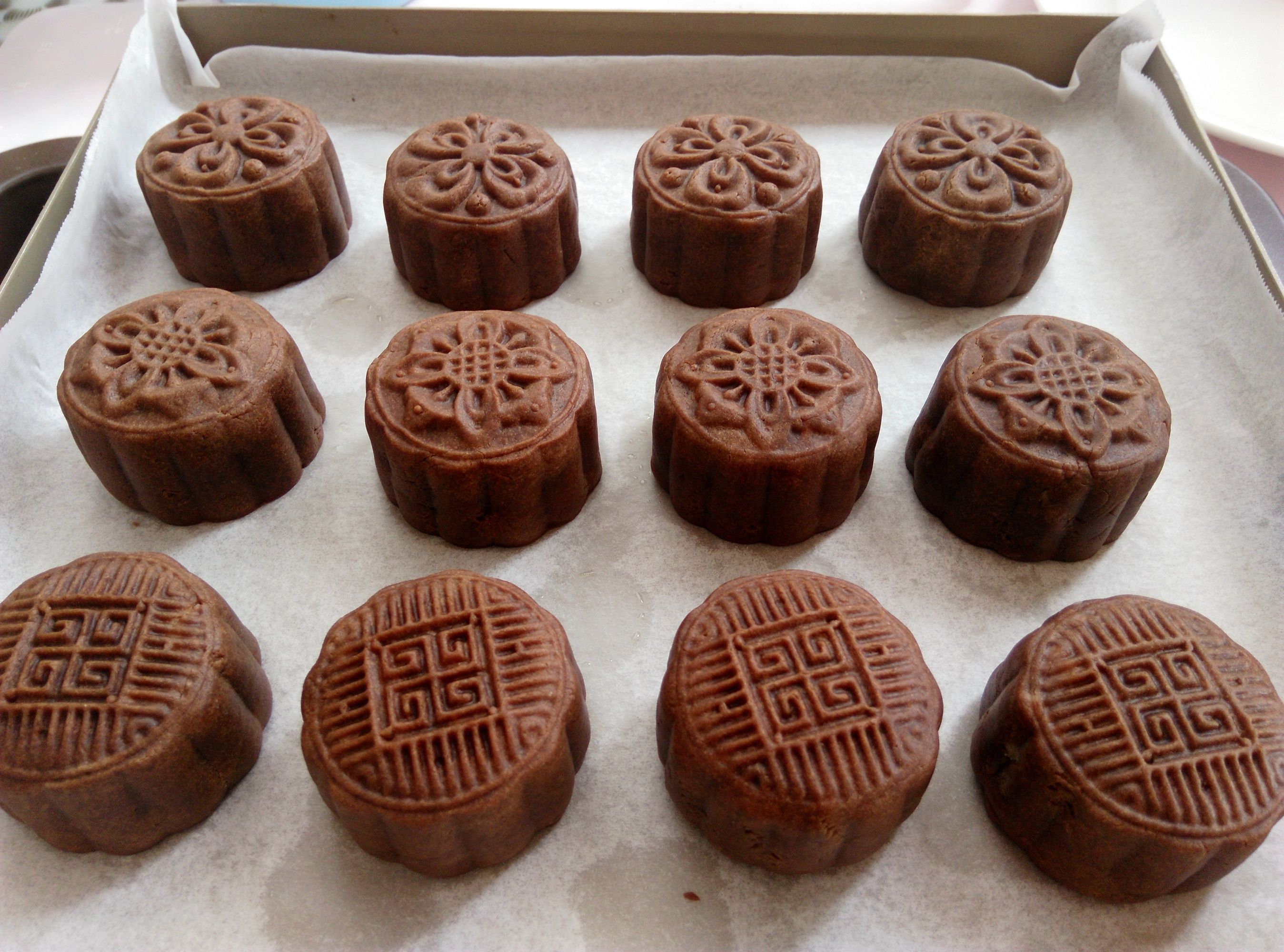 白莲蓉|孩子爱吃的巧克力月饼,原来做法这么简单,学会再也不用买