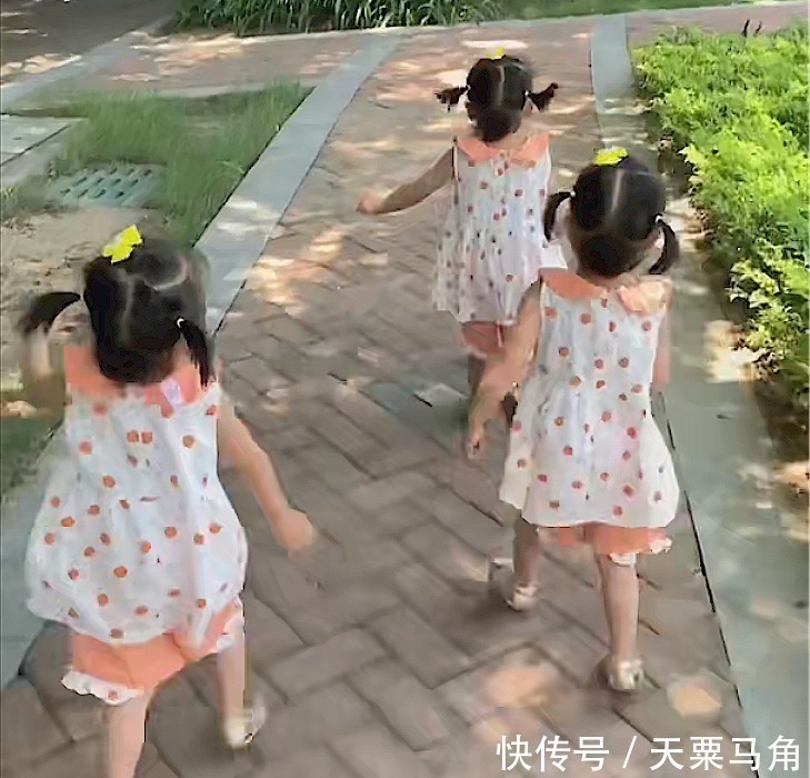 奶奶|三胞胎交给奶奶带了三个月,妈妈直接认不出,画面太真实