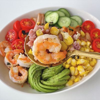 蟹柳|牛油果虾仁波奇饭