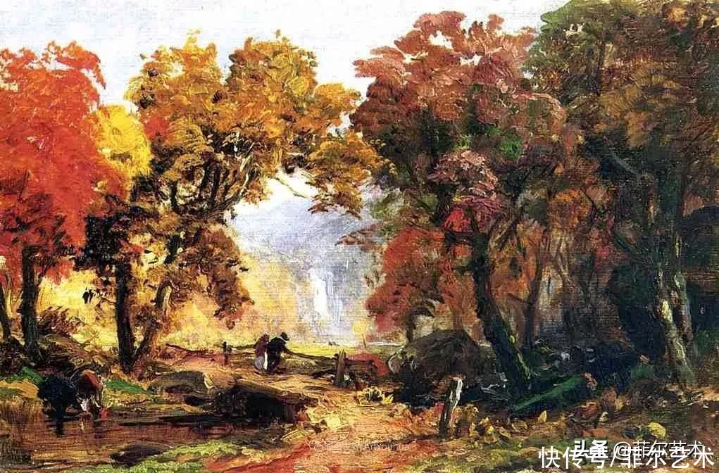 人物|空灵的天使，精美绝伦~雅培·翰德逊·泰勒女性人物油画作品欣赏