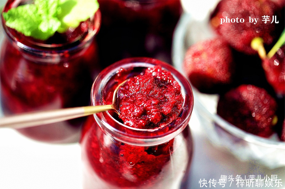 美味|自制杨梅酱,做法简单,酸酸甜甜,美味百搭零添加,吃一年也不坏