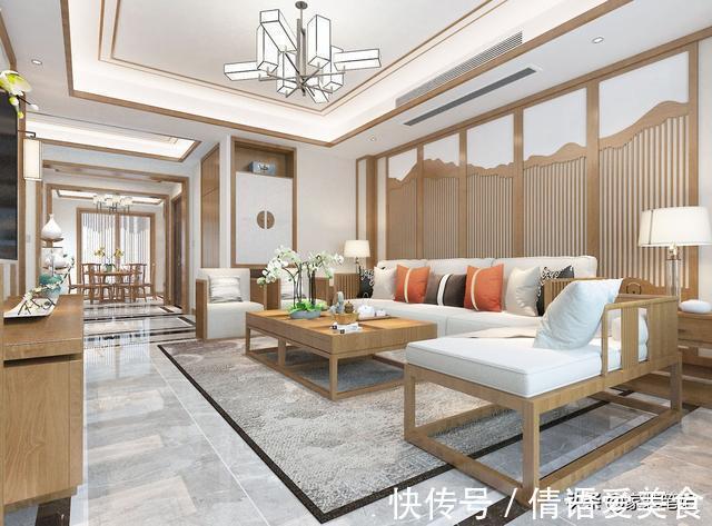 奢华|她家150㎡新中式风，全屋充满了温馨感，细节处尽显奢华与品位