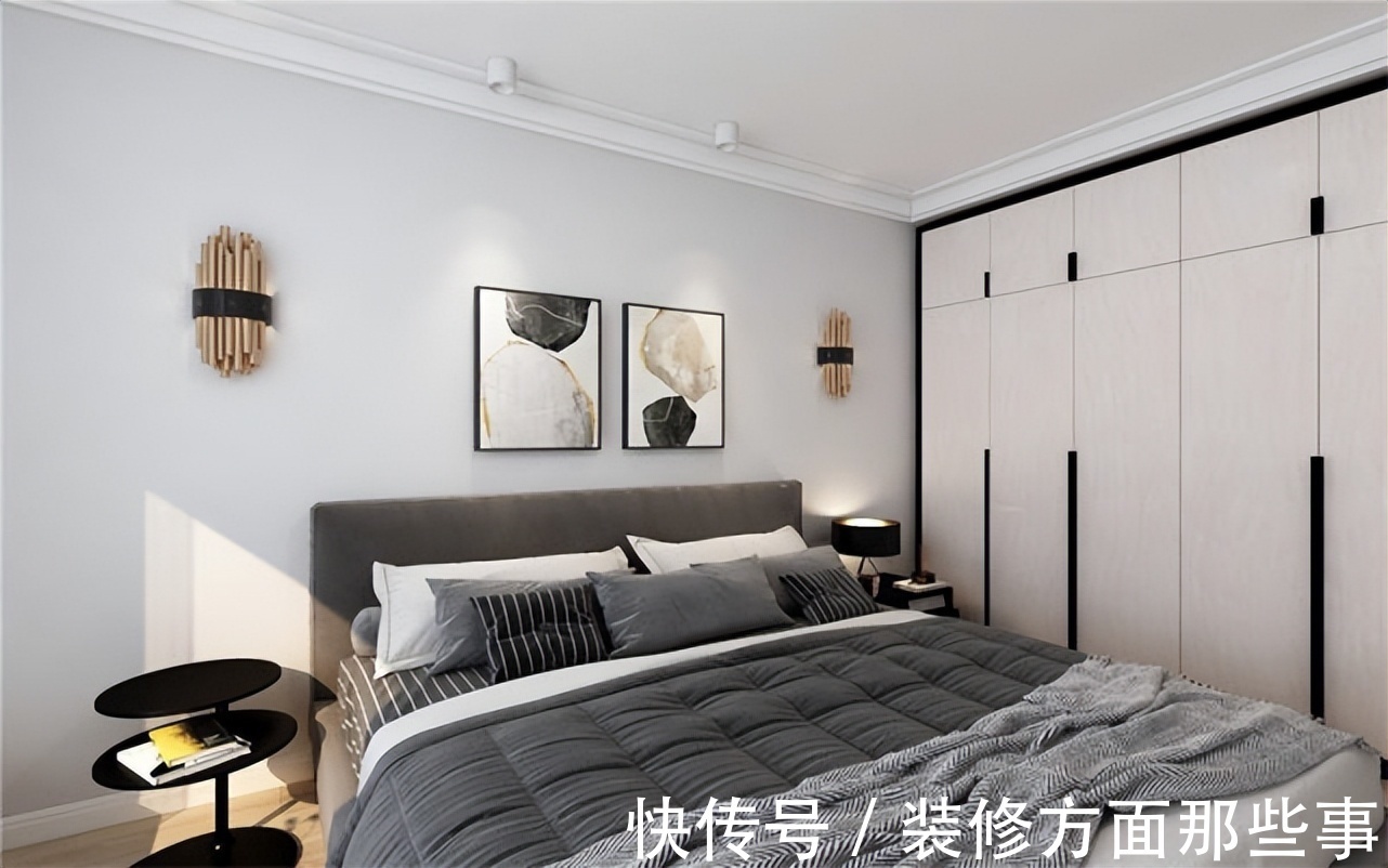 两居室|翻新112㎡两居室,沉稳黑白,浪漫粉色,绝配