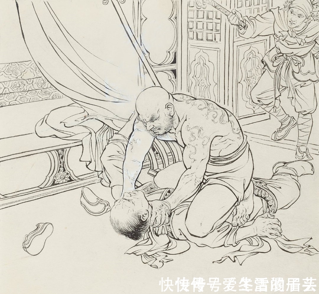 闹天宫#衰落的连环画:刘继卣的8张闹天宫,画出一个叱咤风云的孙大圣!