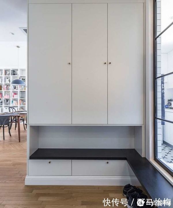 利用率|他120㎡家，一进门玄关就把我吸引，全屋空间极致利用，真的很巧妙