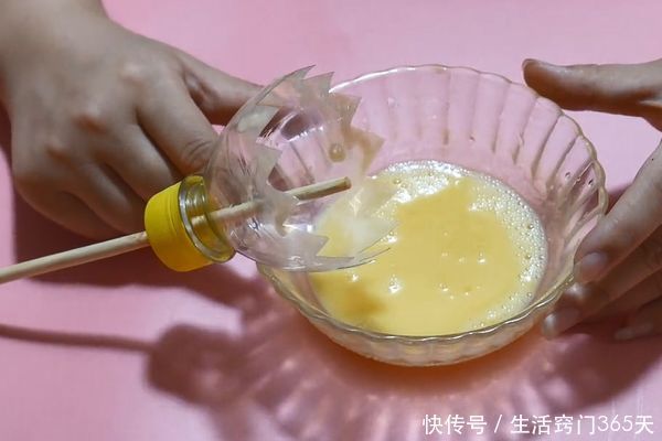 打蛋器不用花钱买,教你做一个,1分钟打好,比买的还好用多了!