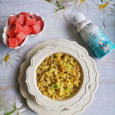 鹅肝|鹅肝咖喱炒饭