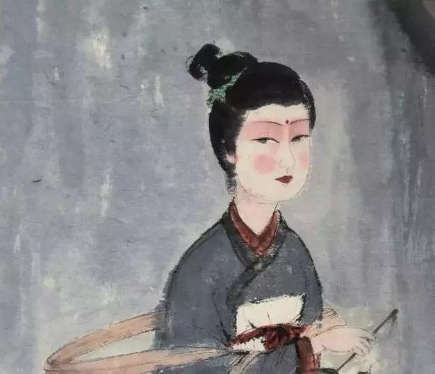 兰亭修禊图|傅抱石如何用笔下的“勾魂三绝”画活历史仕女画的？