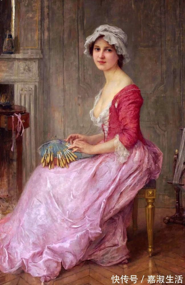 画家#法国画家查尔斯笔下风华绝代的仙女,太美了!