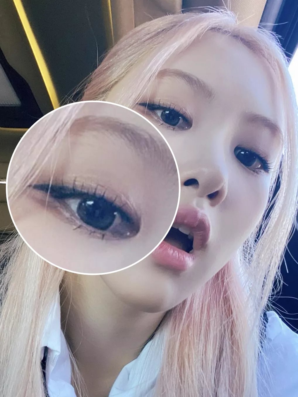 肿眼泡小肉脸，来跟Rosé学化妆