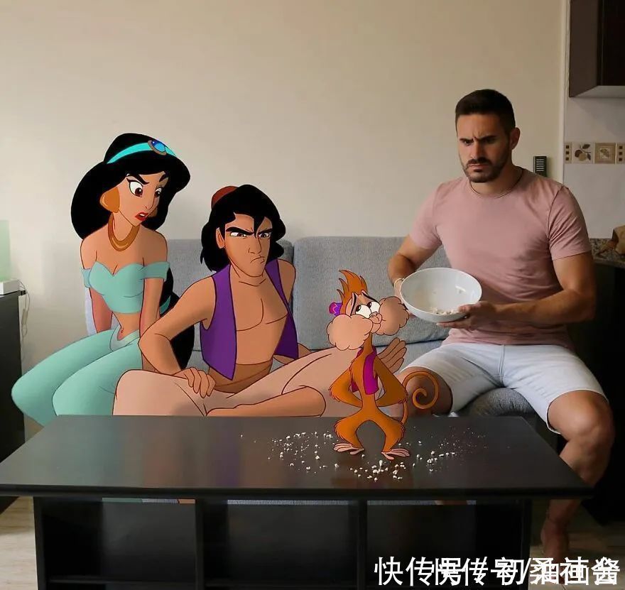 塞缪尔|他将迪士尼动画明星“请”进家门,一系列小插曲,令人捧腹