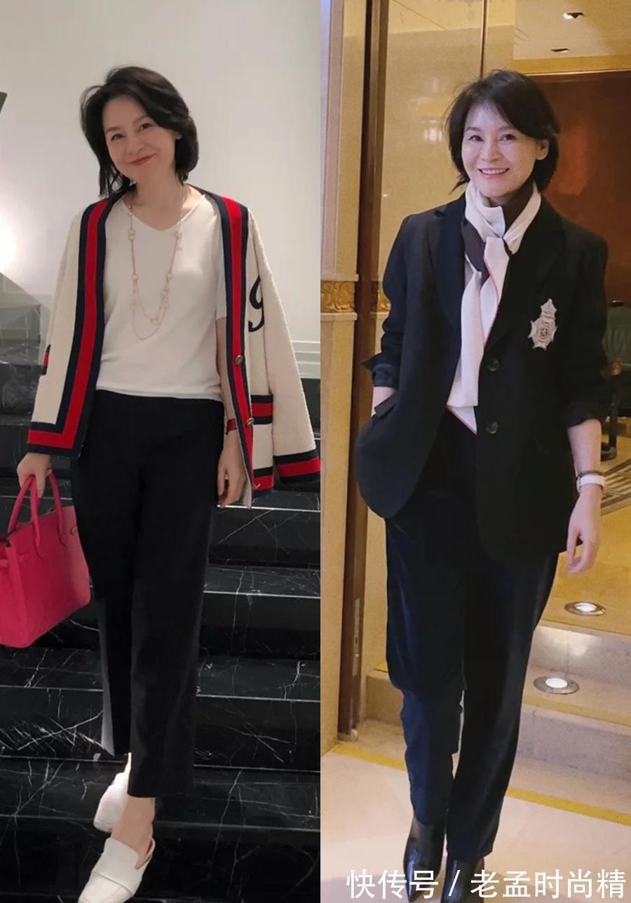 身材 今秋的外套流行“穿小不穿大”,舒适还显个高,难怪50、60岁都爱