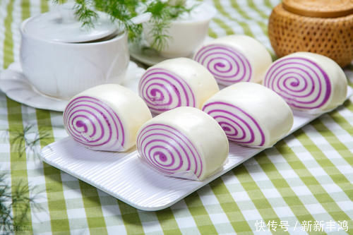紫薯小花卷,新手零失败,香甜入味的美食,全家都很爱吃的早餐