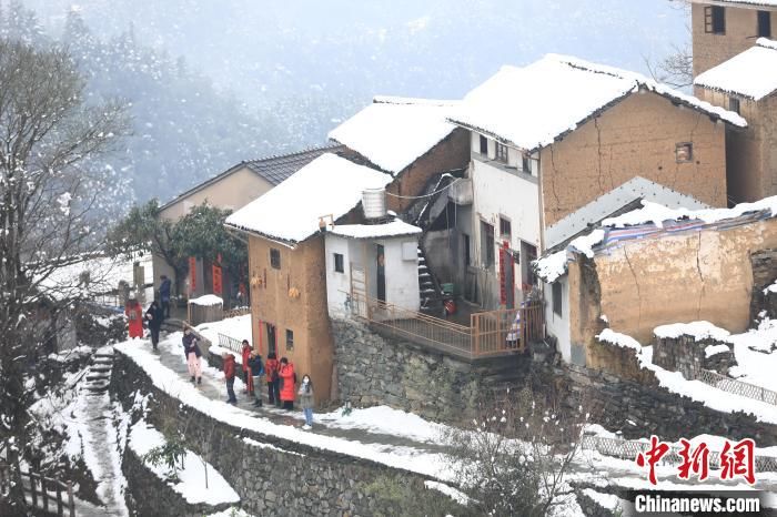 徽州|高山土楼群 春雪汇美景