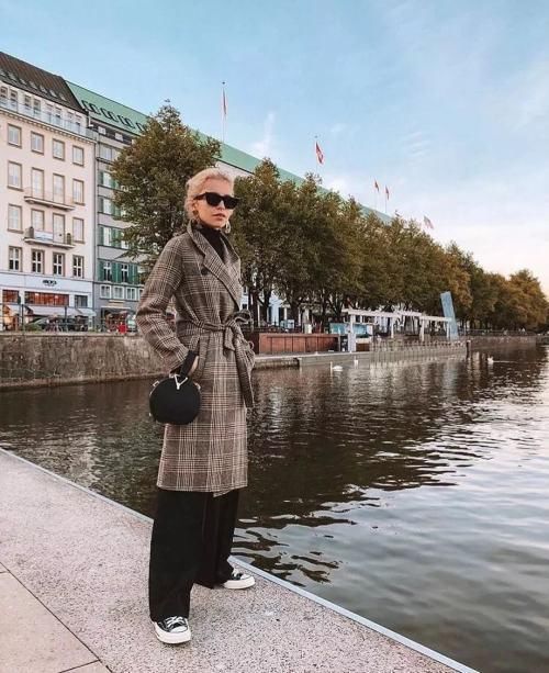 长外套+阔腿裤火了！太美太气质，小个子也能穿！