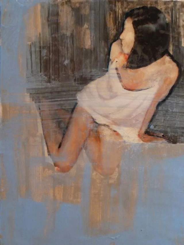 油画颜料|她以生动、动感和现代的笔触,描绘画面