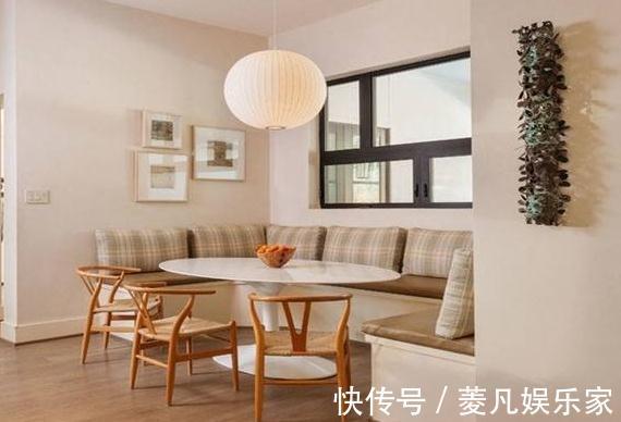 装修|小户型装修不要买餐桌了，聪明人都流行卡座设计，既好看又省空间