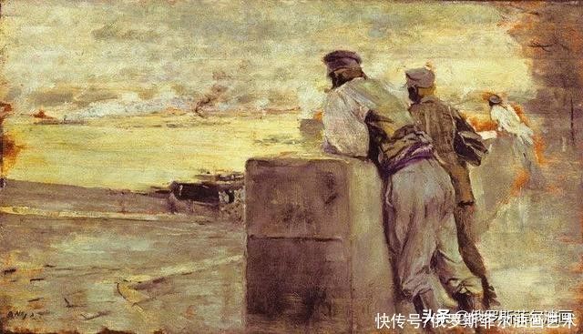 油画作品|意大利大画家德·尼蒂斯的油画作品，莫名的好看，耐看，非常喜欢