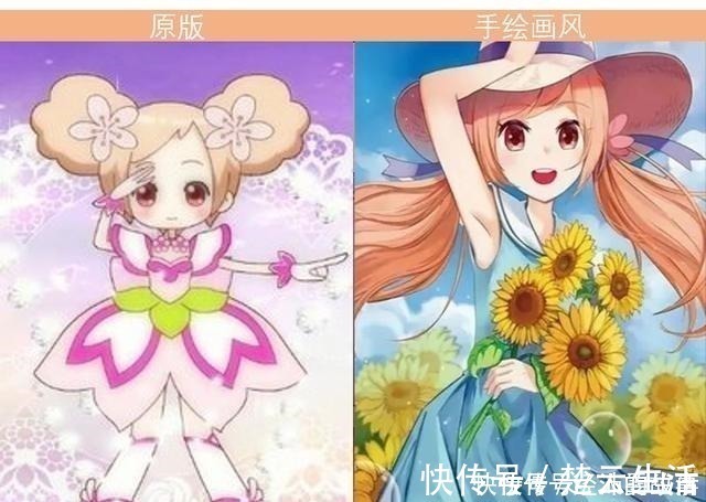 小花仙|当小花仙里的美女换上手绘画风，夏安安青春靓丽，露娜成熟优雅