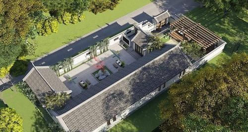 黛瓦|牛75万自建最美四合院，白墙黛瓦，庭院幽深，堪称传世之院