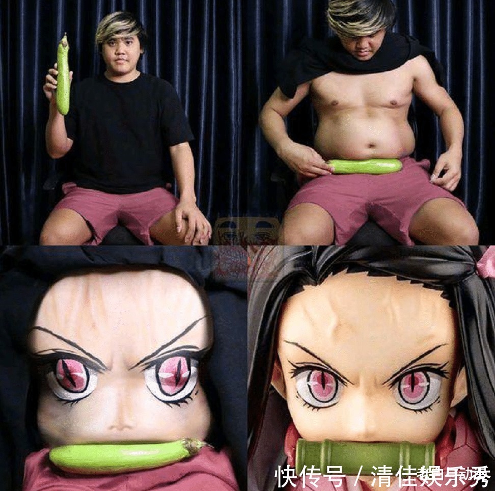 想象力|泰国小哥用“橘子皮”cos我妻善逸,这想象力绝了!