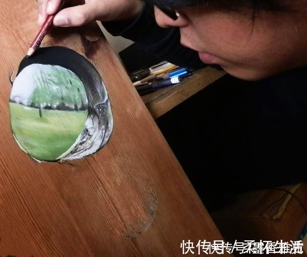 绘画$新加坡艺术家超级逼真的3D绘画作品,别怀疑自己的眼睛