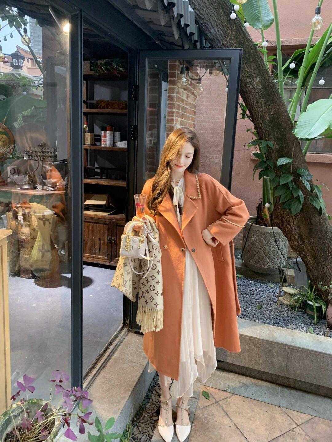 烟管裤|2021秋冬这几种大衣火了,洋气保暖又大方,怎么搭配都高级