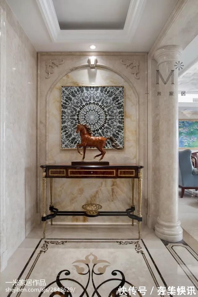 净色|玄关是家的门面,原来地砖也可以铺得这么美~