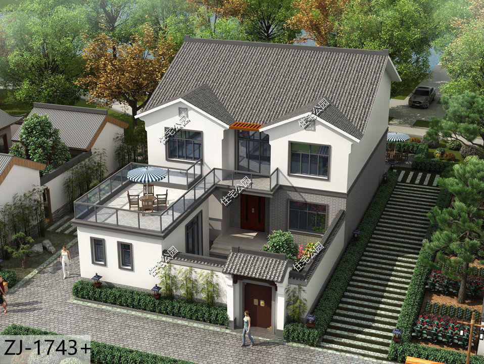 储藏室|10套二层农村别墅图纸,第3套第4套建的人最多,最后一套造价20万