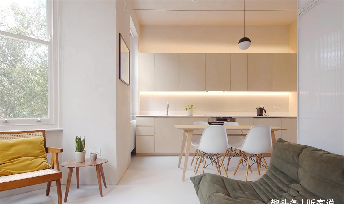 小家|他翻新29㎡蜗居:拆掉隔断做全开放空间,利用3米4层高做夹层卧室