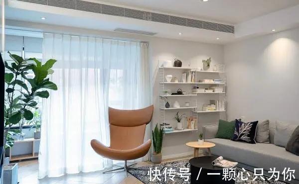露台|140平简约风三居室,封闭露台扩大客厅休闲工作两不误