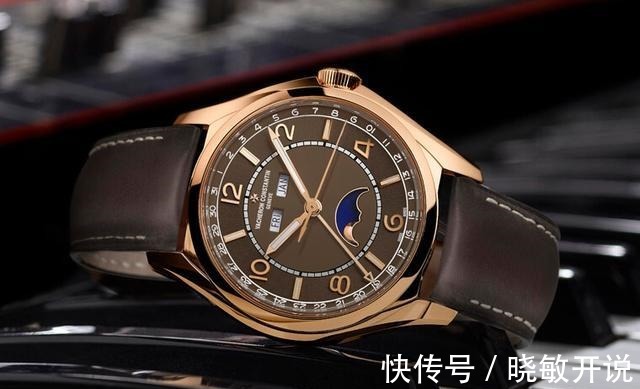 手表|江诗丹顿Fiftysix玫瑰金款,新推墨棕色面盘全日历手表和自动表!