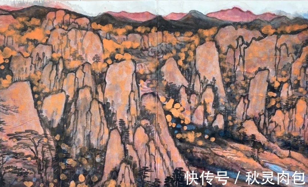 黄宾虹!水墨诗意——任海荣山水画艺术品鉴