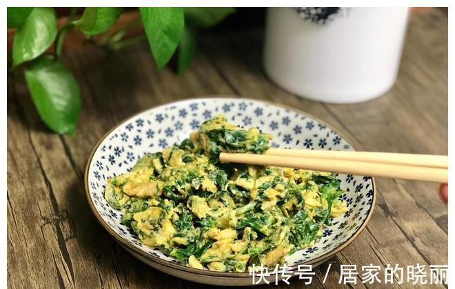 土鸡蛋|这菜叶比茎营养高,当垃圾丢掉太可惜,加上鸡蛋炒一盘,味道真香