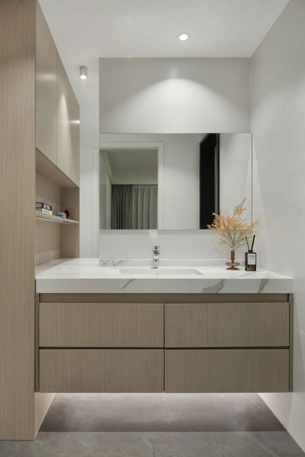 四白|这才是简约不简单!116㎡真正的四白落地,高级感反而藏不住