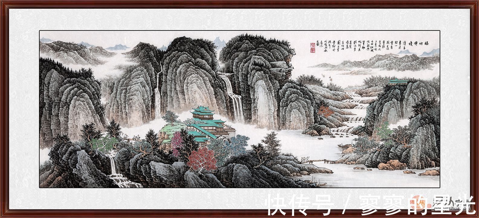 山水画!画家许吉尔 笔墨精湛 尽显隐士情怀