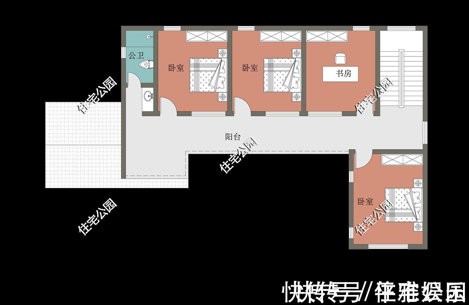 中式|5室2厅2卫,备受农村老百姓欢迎的中式小楼,原来长这样