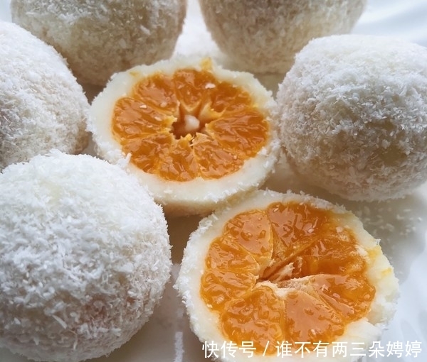 冬天的治愈系甜品,制作简单的雪媚娘,这样做香甜软糯不硬皮