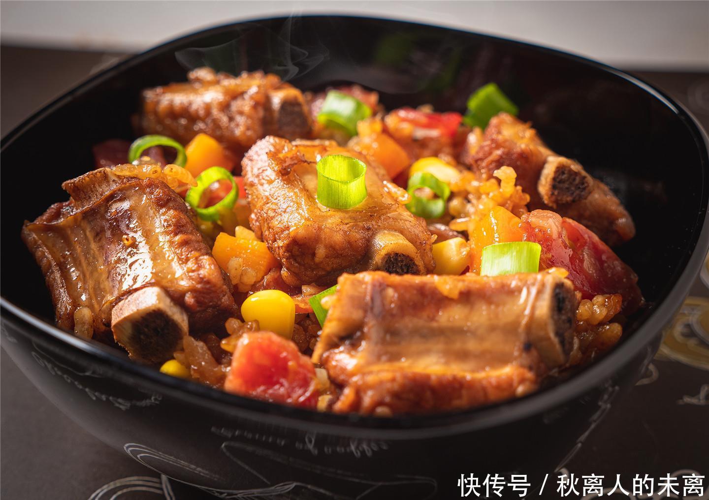 蚝油3勺|有肉有菜烹饪简单,超好吃的排骨腊肠焖饭,厨房小白也能轻松驾驭