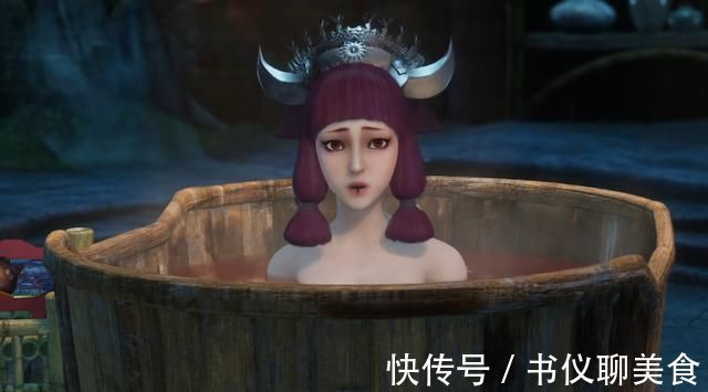 小妖女|不良人：三美女泡“沐浴”，姿势各不一样，果然都是惹不起的人