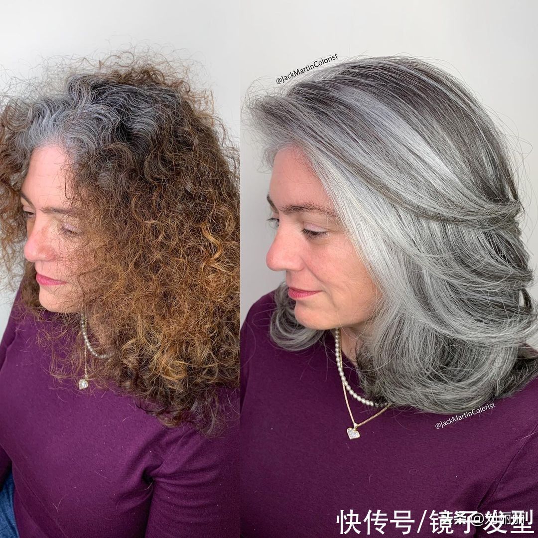 染发 头发花白的阿姨别再染发了,学学这13位阿姨,时尚好看显年轻