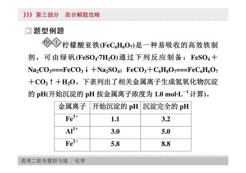 高中化学二轮复习专题高分攻略——综合实验探究题分析，PPT版！