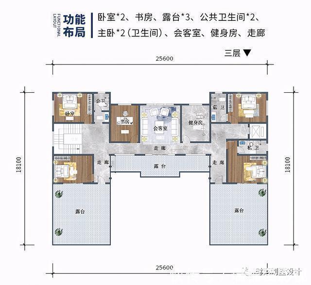 露台|这样的新中式别墅，建一栋才算是家大业大，人丁兴旺