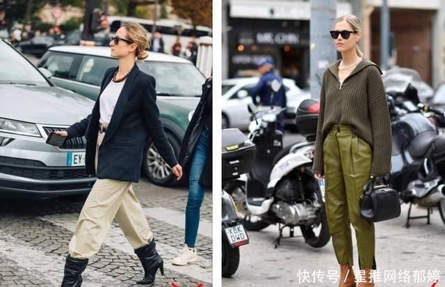 冬天|聪明女人冬天都很少露脚踝,用九分裤搭配短靴,显瘦显高还不挑人