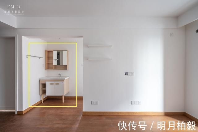 小户型|这叫有远见,卫生间嫌小将浴室柜外移,小户型干湿分离、干净清爽