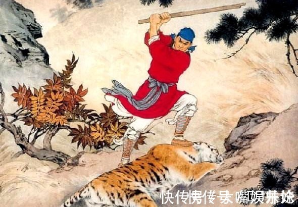 文学作品#武松打虎时幸亏用的是棍棒,要是用刀剑,不仅不能成名反而要坐牢