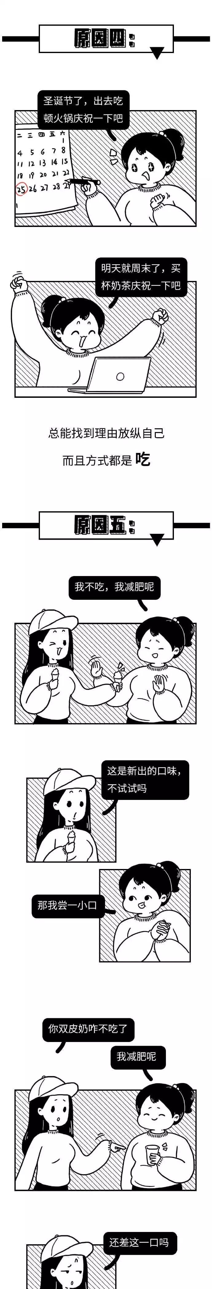 猎奇|猎奇漫画：这就是你胖的原因，扎心了！